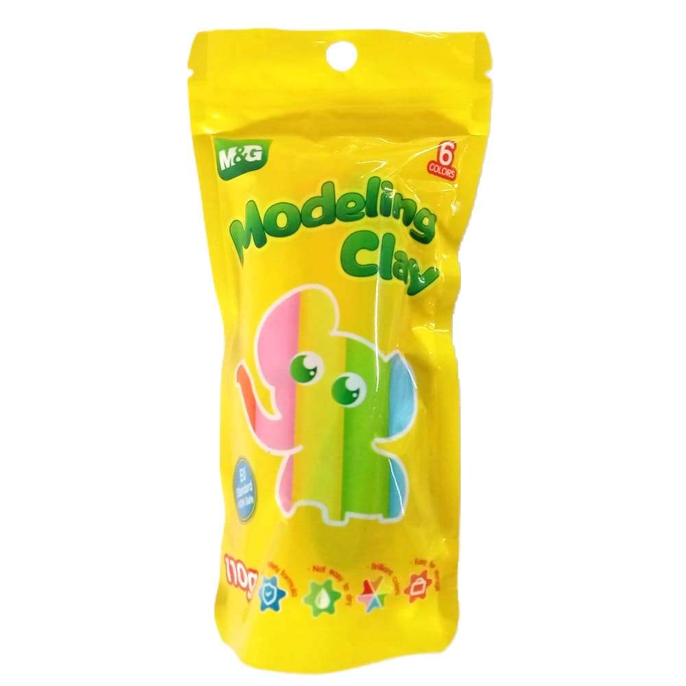 M&G 6 Colors Modelling Clay 110g